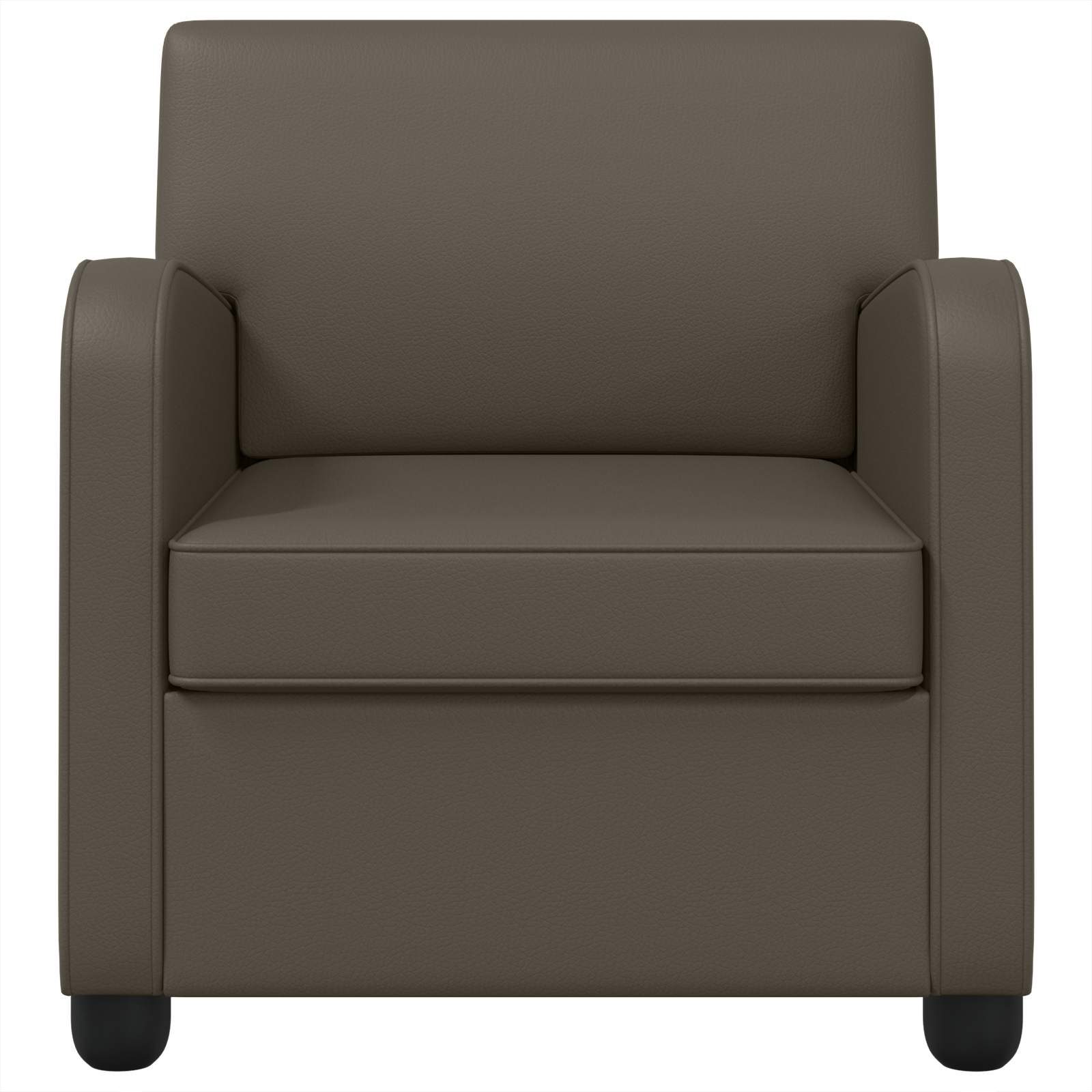 Fauteuil Grijs Kunstleer
