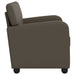 Fauteuil Grijs Kunstleer