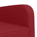 Fauteuil Wijnrood Kunstleer