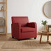 Fauteuil Wijnrood Kunstleer