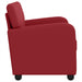 Fauteuil Wijnrood Kunstleer