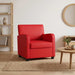 Fauteuil Rood Kunstleer