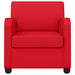 Fauteuil Rood Kunstleer