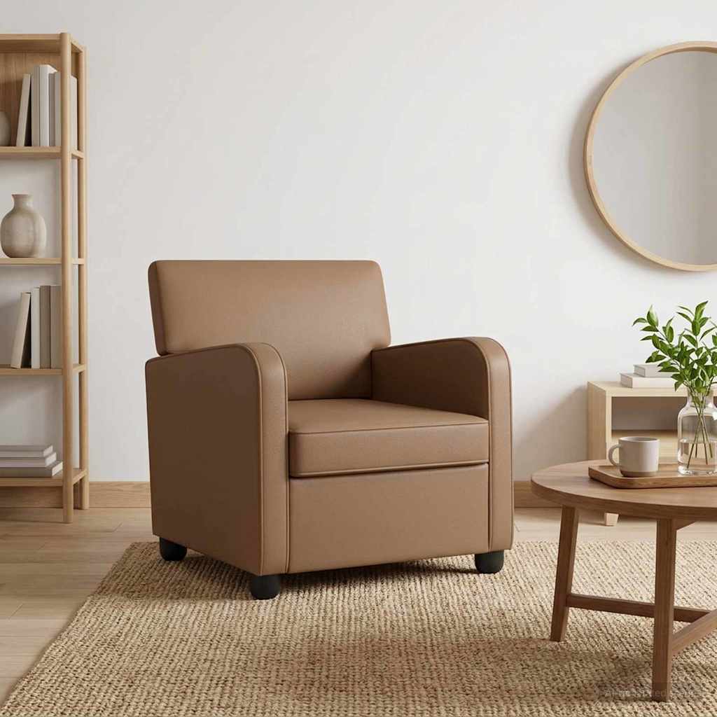 Fauteuil Cappuccino Kunstleer