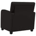 Fauteuil Zwart Kunstleer