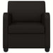 Fauteuil Zwart Kunstleer