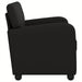 Fauteuil Zwart Kunstleer