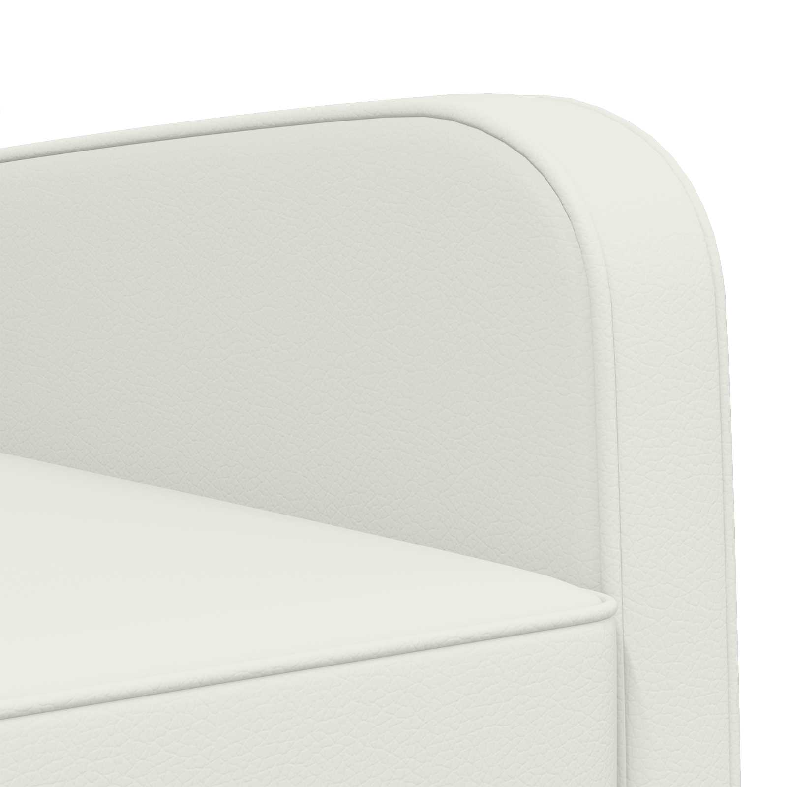 Fauteuil Wit Kunstleer
