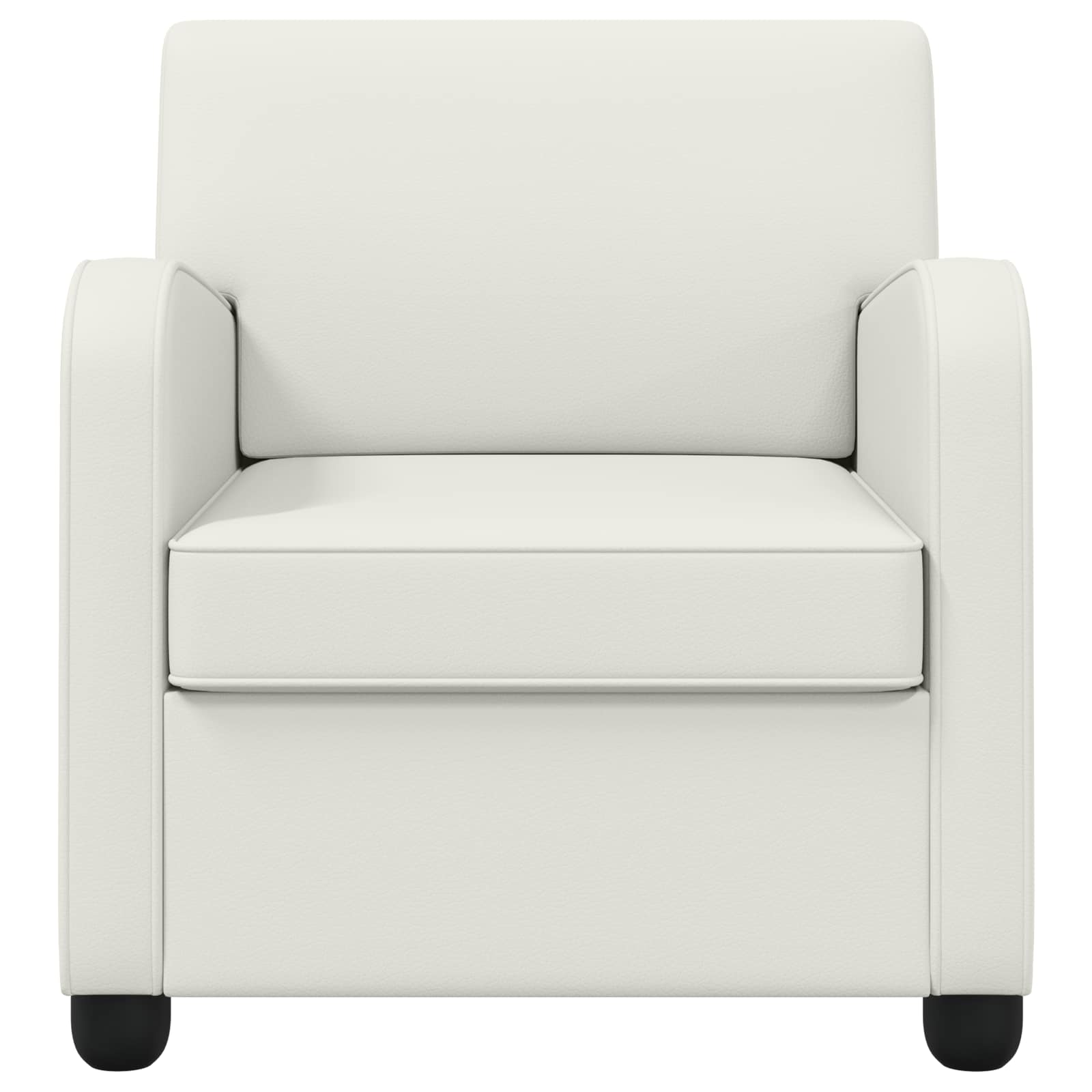 Fauteuil Wit Kunstleer