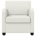 Fauteuil Wit Kunstleer