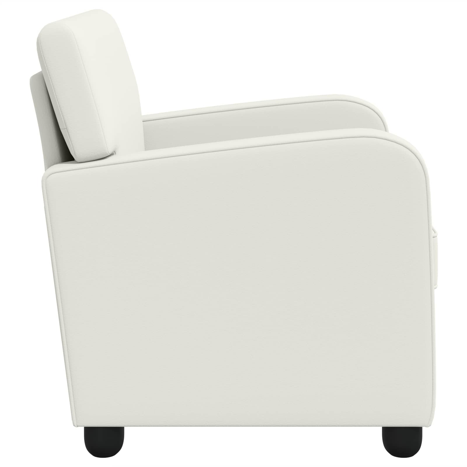Fauteuil Wit Kunstleer