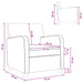 Fauteuil Glanzend zwart Kunstleer