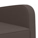 Fauteuil Glanzend Bruin Kunstleer