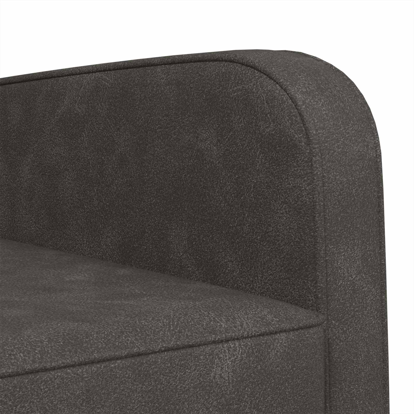 Fauteuil Antiekzwart Kunstleer