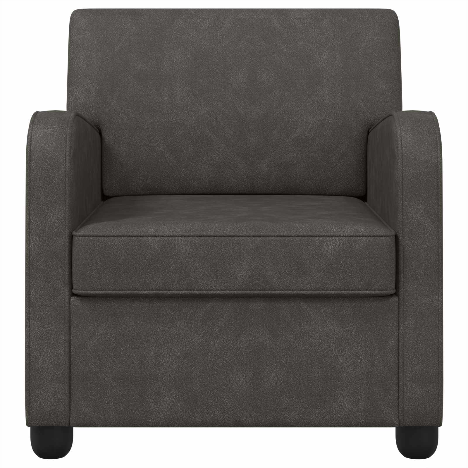Fauteuil Antiekzwart Kunstleer