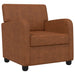 Fauteuil Antiek Bruin Kunstleer