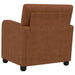 Fauteuil Antiek Bruin Kunstleer