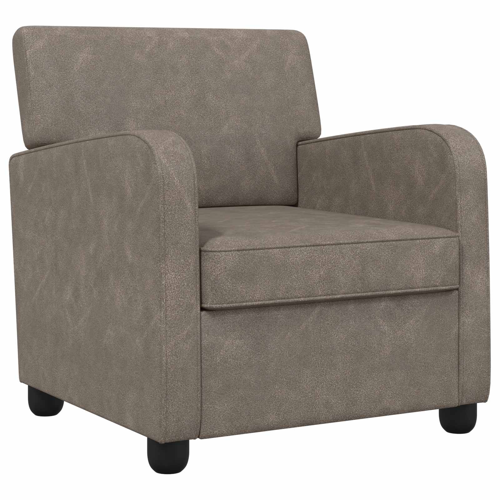 Fauteuil Antiekgrijs Kunstleer