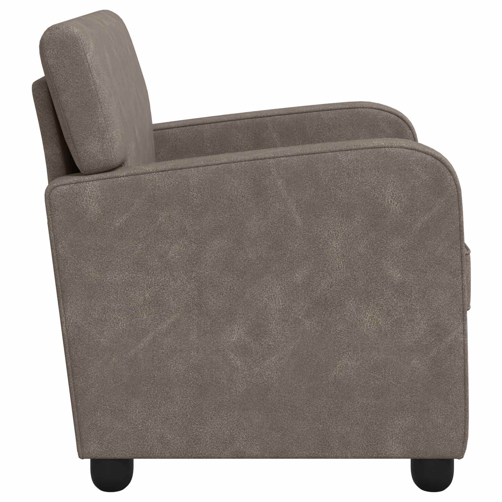 Fauteuil Antiekgrijs Kunstleer
