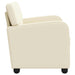 Fauteuil Crèmekleurig fluweel