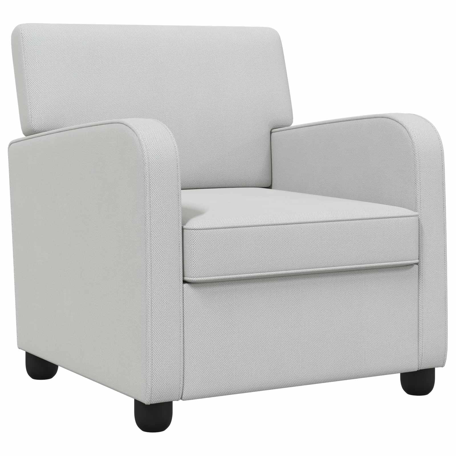 Fauteuil Lichtgrijs fluweel