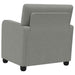 Fauteuil Donkergrijs fluweel