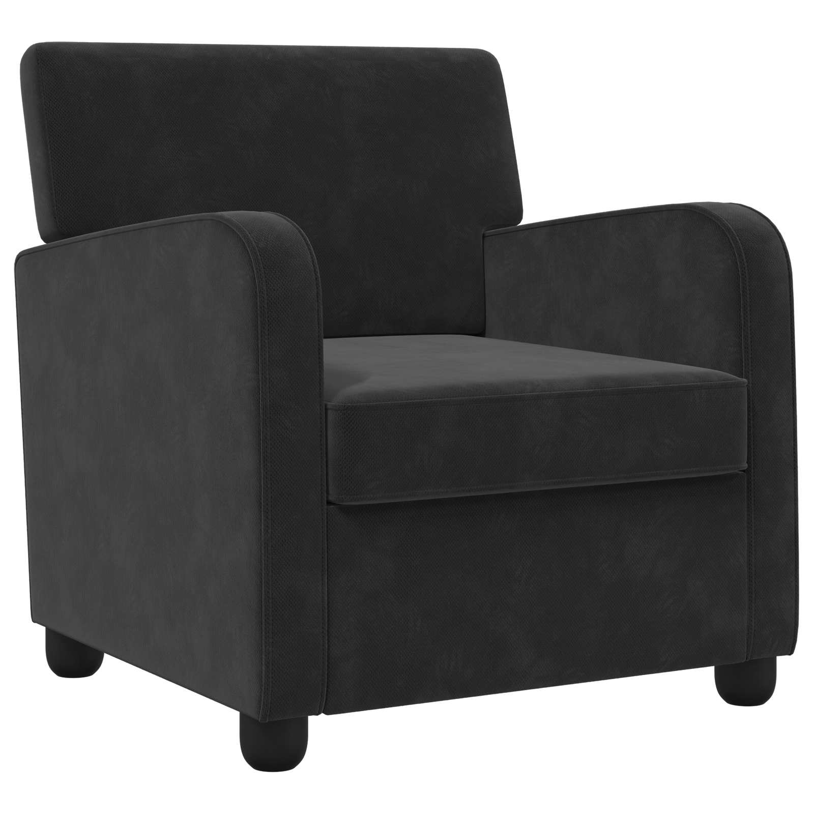 Fauteuil Zwart fluweel