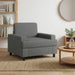 Fauteuil Donkergrijs Stof
