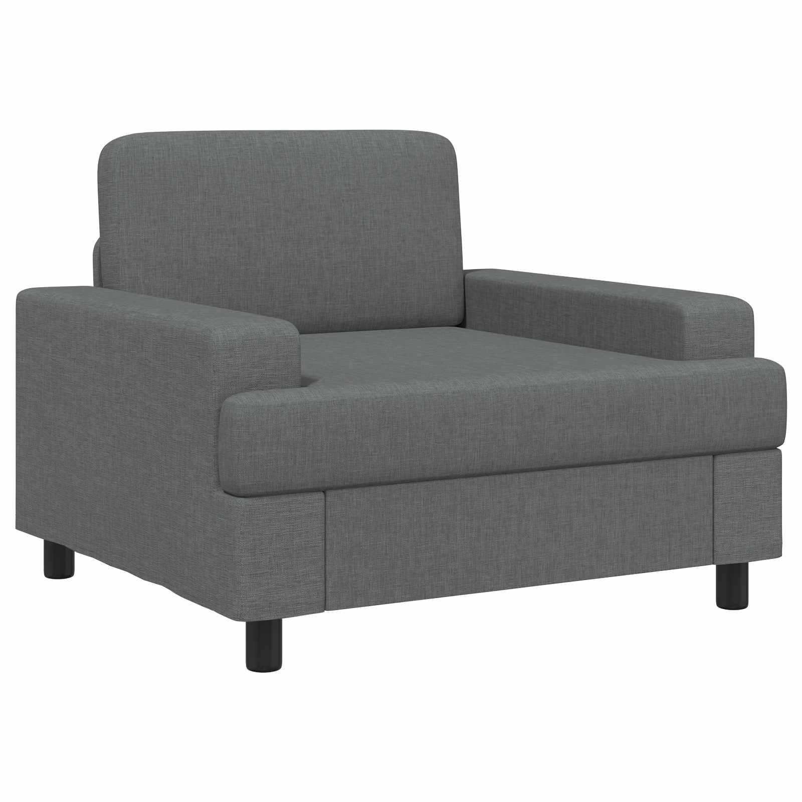 Fauteuil Donkergrijs Stof