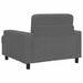 Fauteuil Donkergrijs Stof
