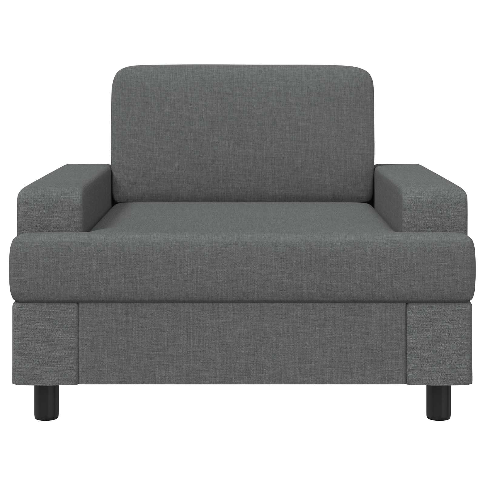 Fauteuil Donkergrijs Stof