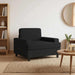 Fauteuil Zwart Stof