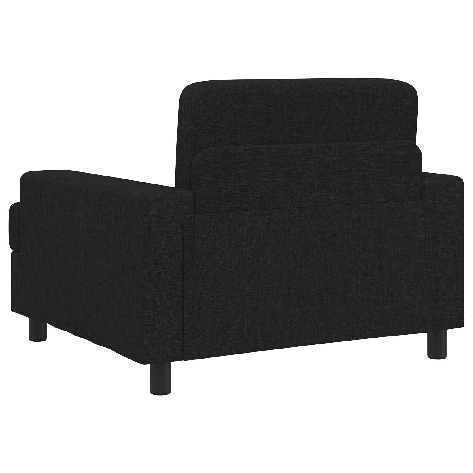 Fauteuil Zwart Stof