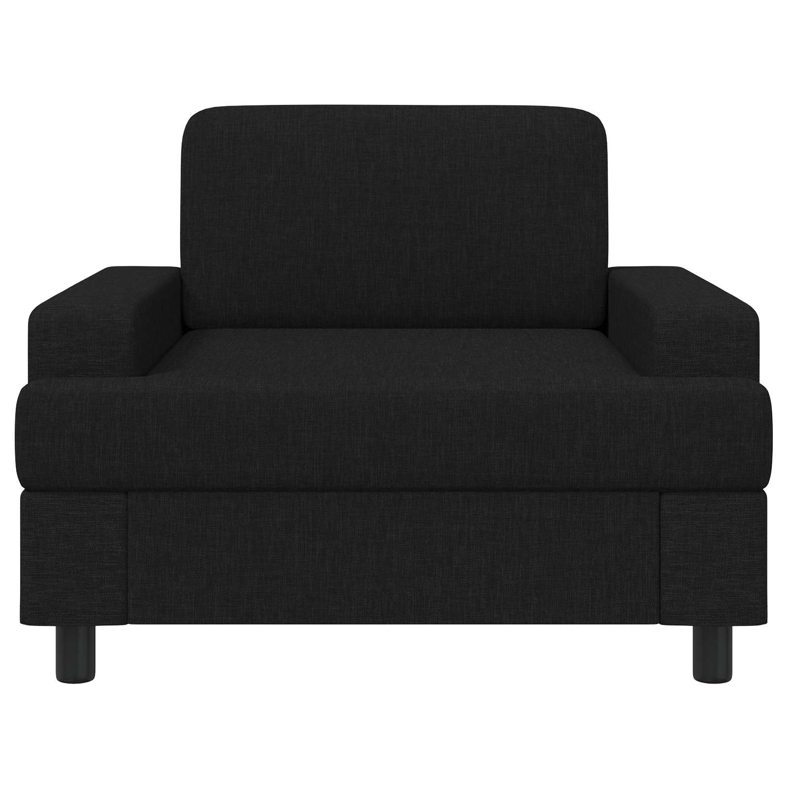 Fauteuil Zwart Stof