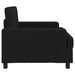 Fauteuil Zwart Stof