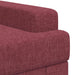 Fauteuil Wijnrood Stof
