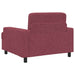 Fauteuil Wijnrood Stof
