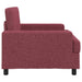 Fauteuil Wijnrood Stof