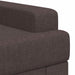 Fauteuil Donkerbruin Stof