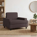 Fauteuil Donkerbruin Stof