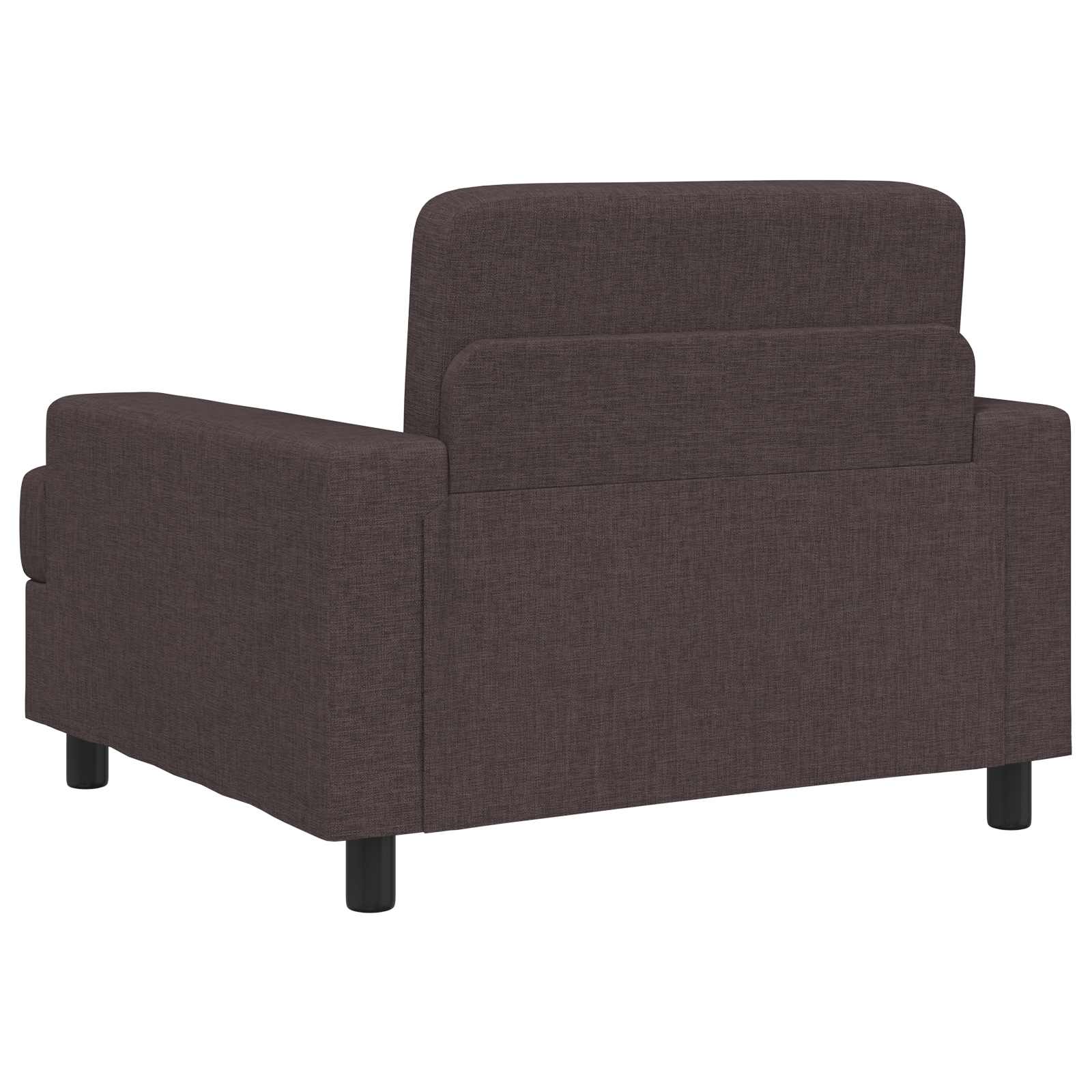 Fauteuil Donkerbruin Stof