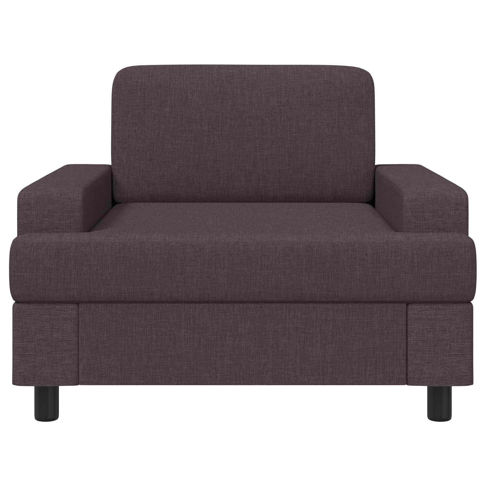 Fauteuil Donkerbruin Stof
