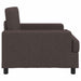 Fauteuil Donkerbruin Stof