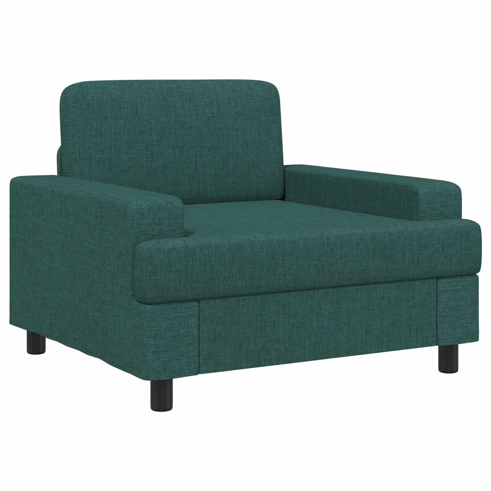 Fauteuil Donkergroen Stof