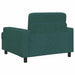 Fauteuil Donkergroen Stof