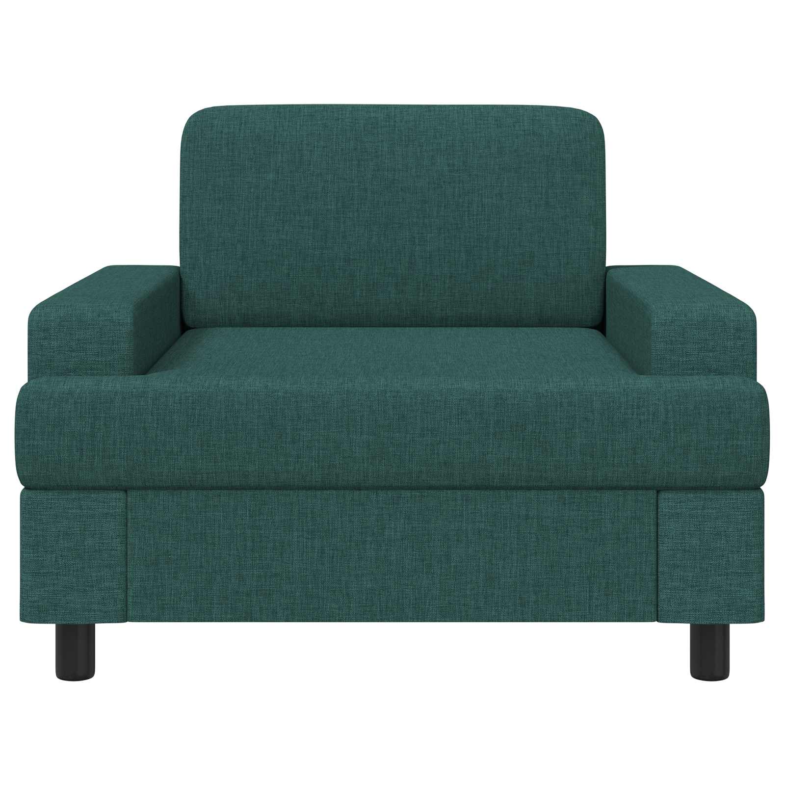 Fauteuil Donkergroen Stof