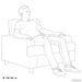 Fauteuil Donkergroen Stof