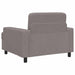 Fauteuil Taupe Stof