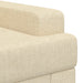 Fauteuil Crèmekleurig Stof