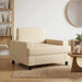Fauteuil Crèmekleurig Stof